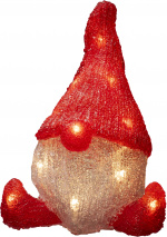 Konstsmide B/O Tomte akryl 26cm 6228-103 Konstsmide