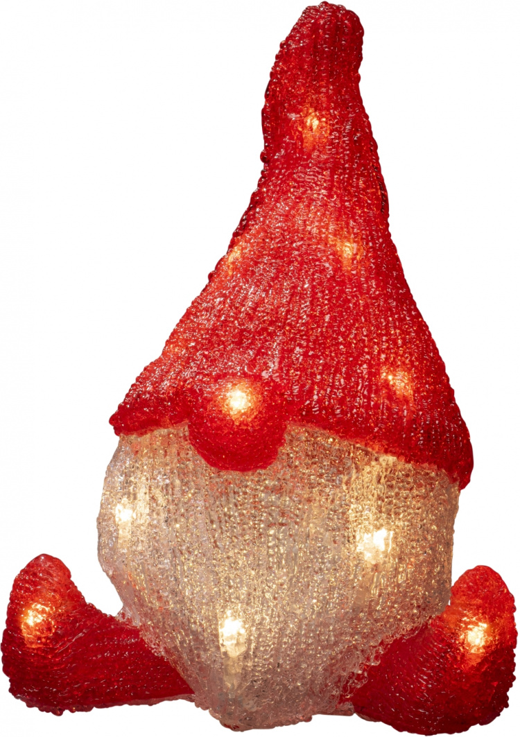 Konstsmide B/O Tomte akryl 26cm 6228-103 Konstsmide