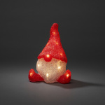 Konstsmide B/O Tomte akryl 26cm 6228-103 Konstsmide