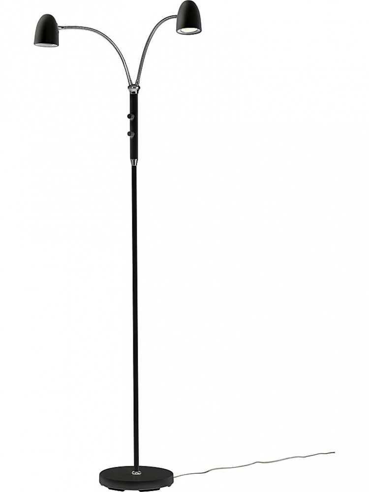 Armaturhantverk Golvlampa Koster Svart 2-armad G 898/16 Armaturhantverk