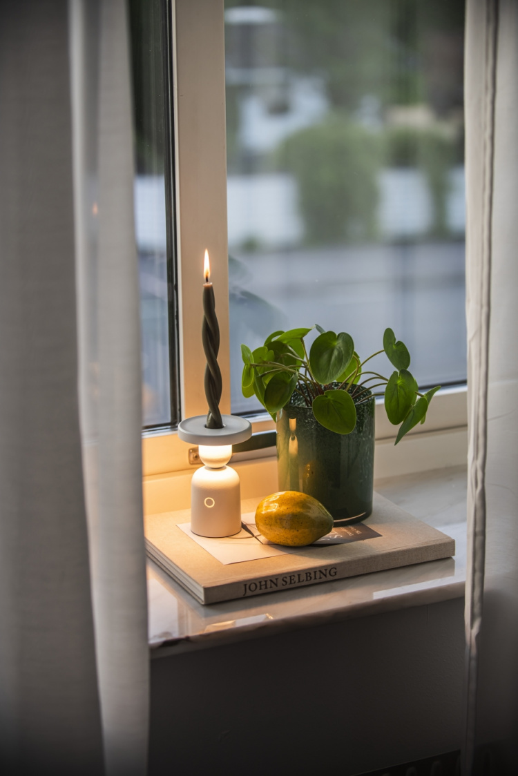 Konstsmide Bordslampa Nantes vit Konstsmide
