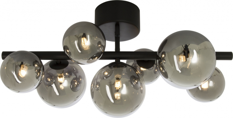 Aneta Plafond Molekyl 66910-15 svart/rökgrå Aneta