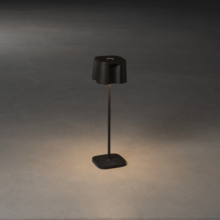 Konstsmide Bordslampa Nice svart USB Konstsmide
