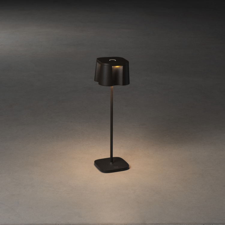Konstsmide Bordslampa Nice svart USB Konstsmide