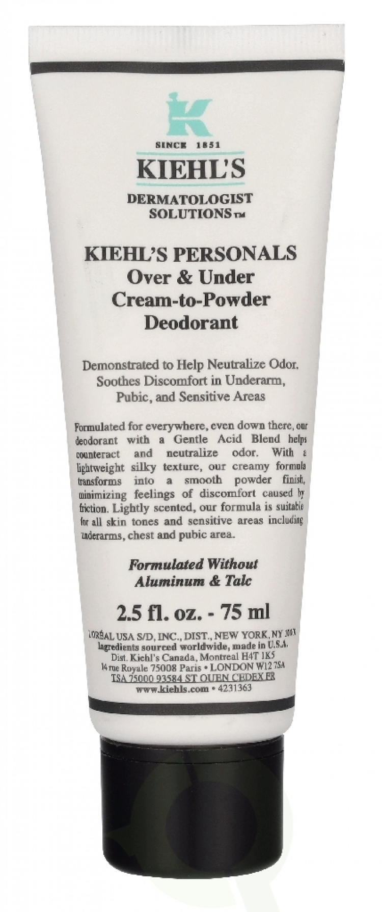 Kiehl\'s Over & Under Cream-To-Powder Deodorant 75 ml