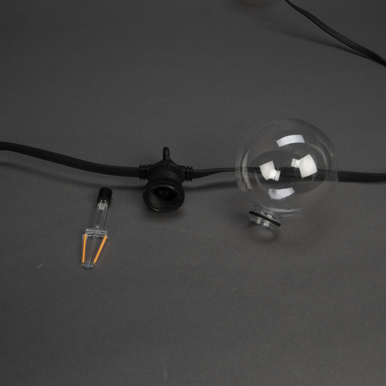 Konstsmide Slinga E27 10 LED utbytbar Konstsmide