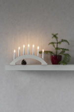 Konstsmide Elljusstake 7-arm 3972-210 7 ljus vit Konstsmide