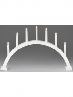 Konstsmide Elljusstake 7-arm 2272-205 båge 7 ljus vit Konstsmide